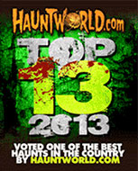 Hauntworld Top 13 Haunted Houses of 2013